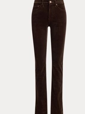Lauren Ralph Lauren Dark Brown corduroy jeans, size 4